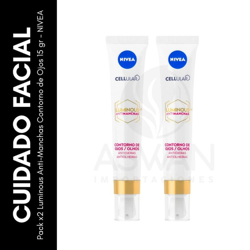Pack x2 Luminous Anti-Manchas Contorno de Ojos 15 gr - NIVEA