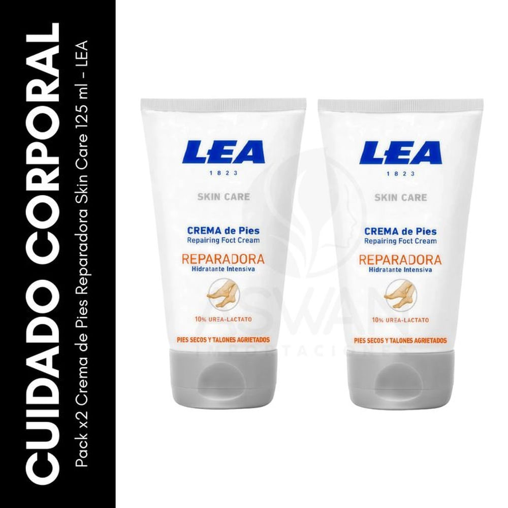 Pack x2 Crema de Pies Reparadora Skin Care 125 ml - LEA