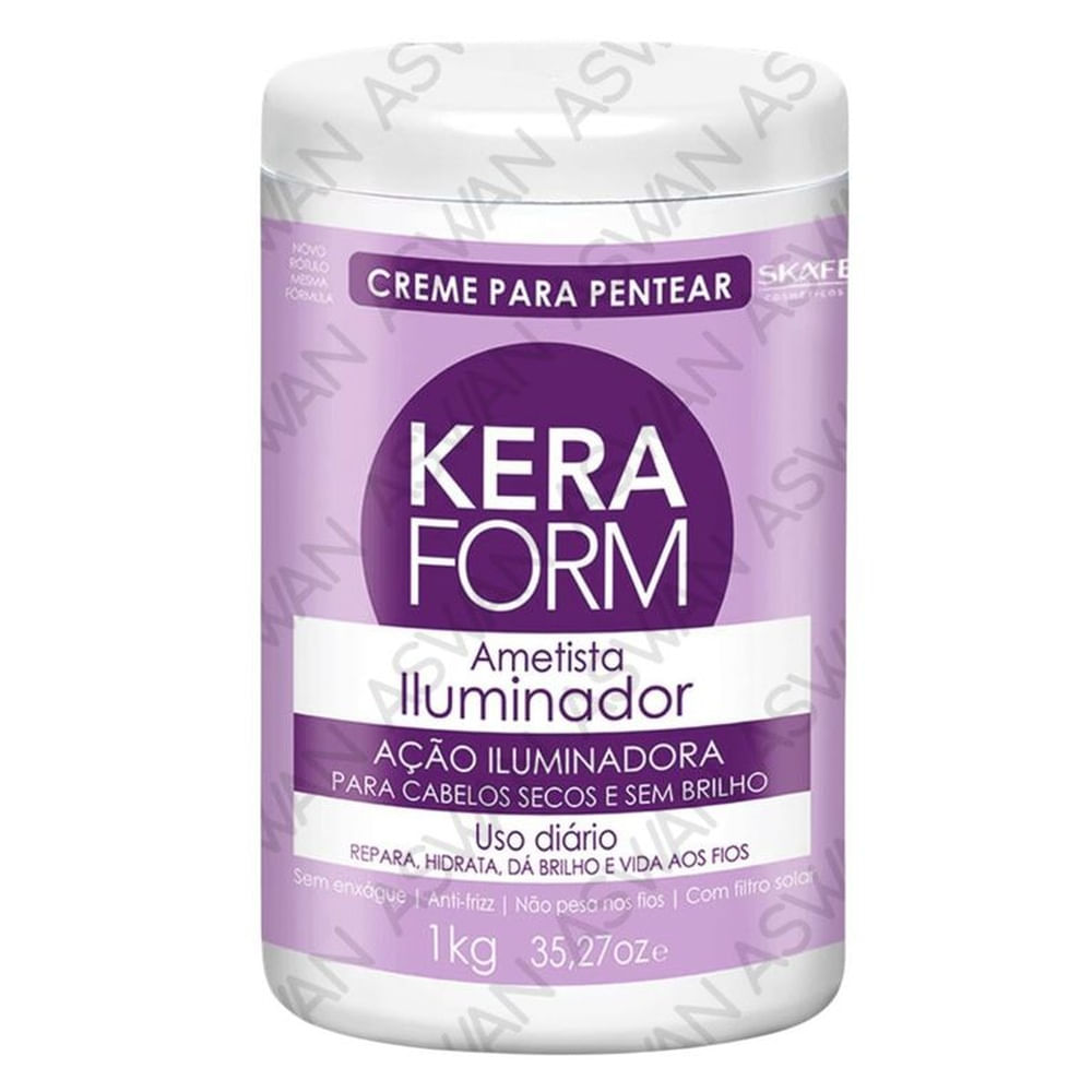 KERAFORM CREMA DE PEINAR AMETISTA ILUMINADOR 1KG - SKAFE