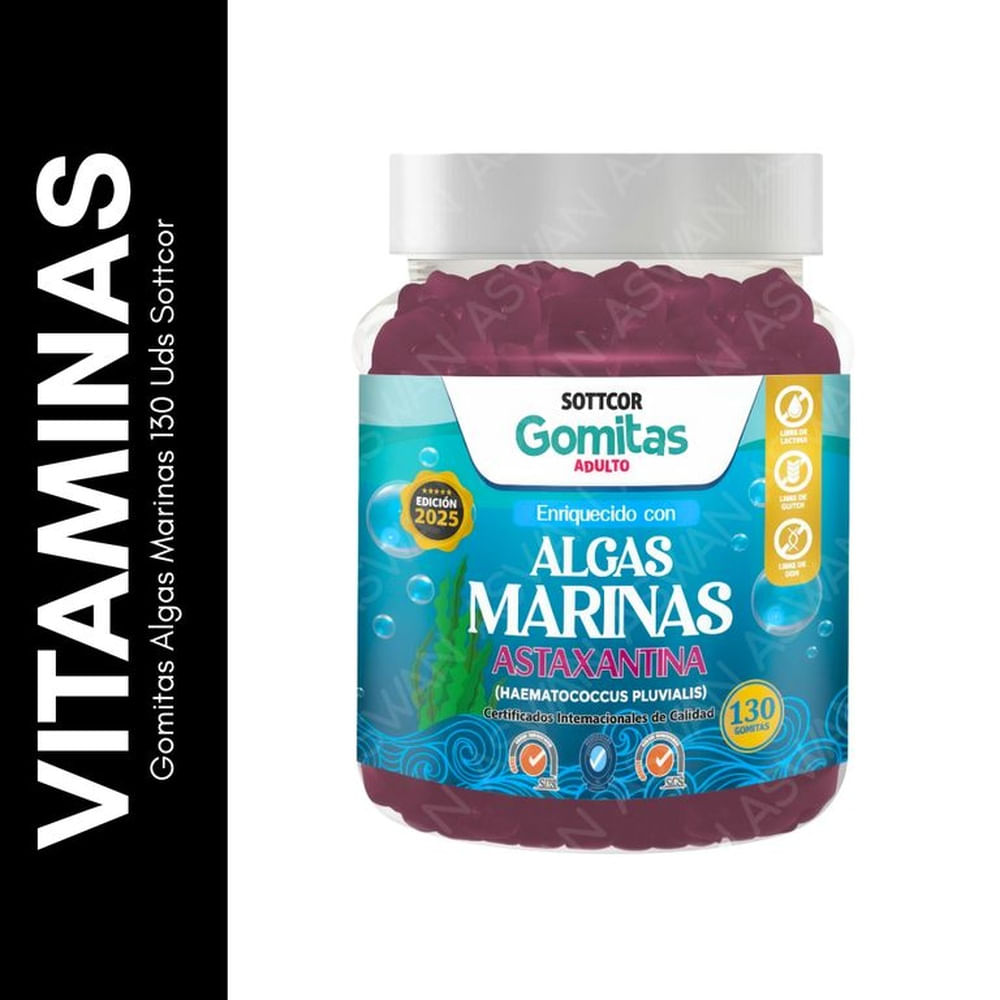 Gomitas Algas Marinas 130 Uds Sottcor