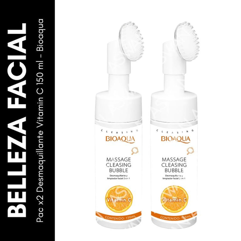 Pack x2 Desmaquillante Vitamin C 150 ml - Bioaqua