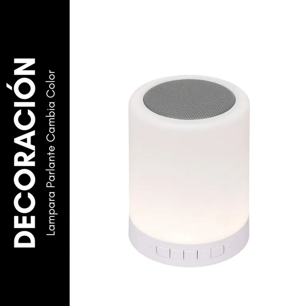 Lampara Parlante Cambia Color