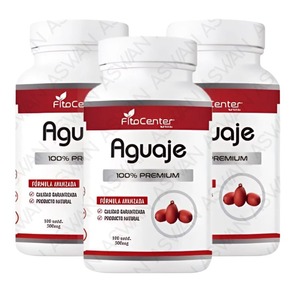 Pack de 3 Aguaje Formula Avanzada 100 unidades 500mg