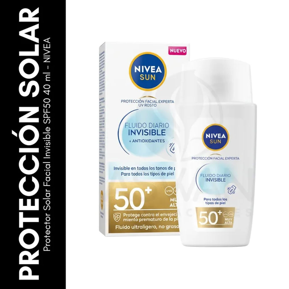 Protector Solar Facial Invisible SPF50 40 ml - NIVEA
