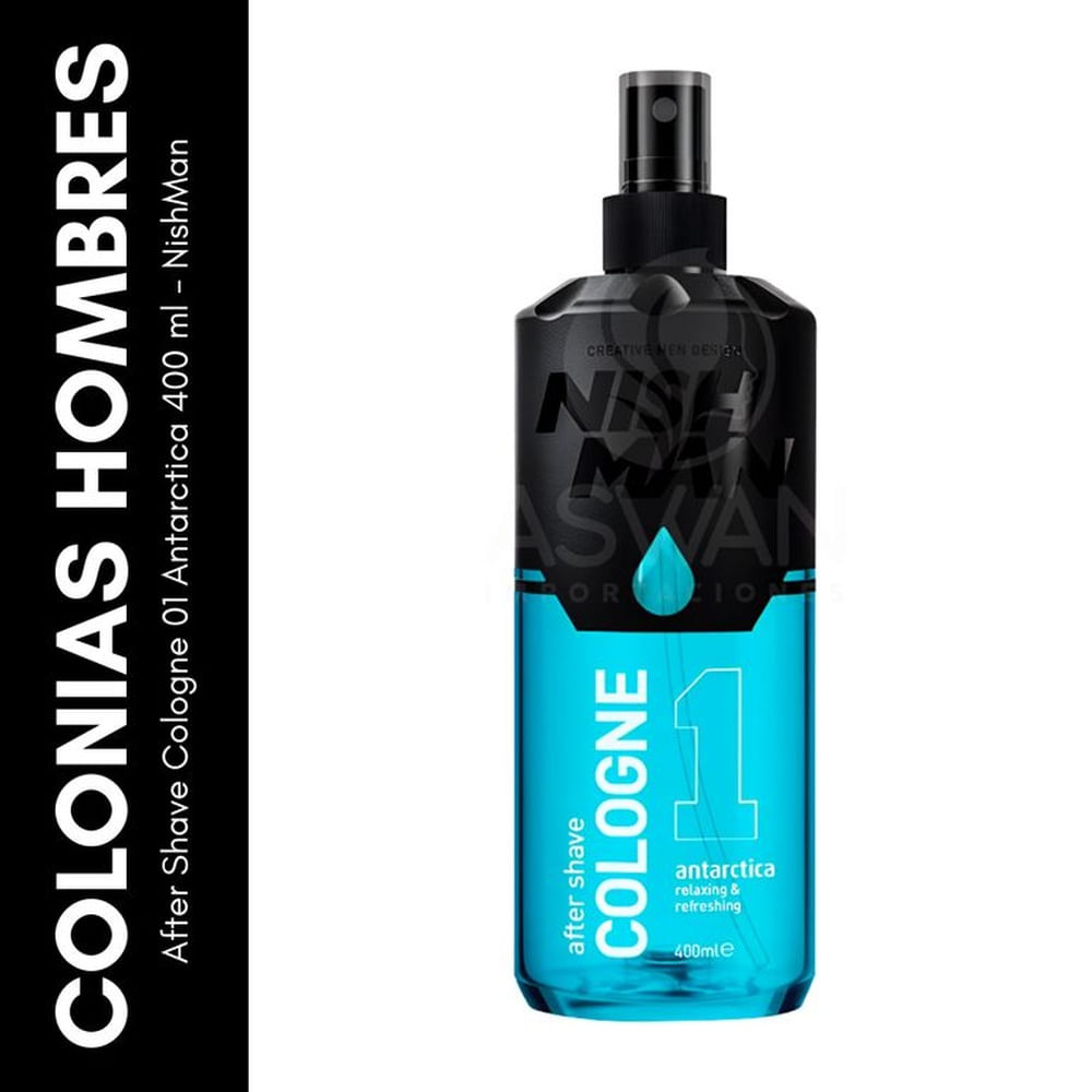 After Shave Cologne 01 Antarctica 400 ml - NishMan