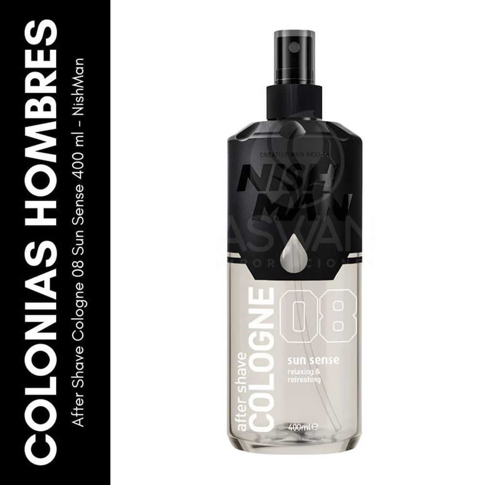 After Shave Cologne 08 Sun Sense 400 ml - NishMan