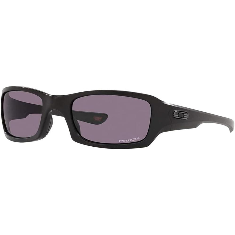 Oakley Fives Squared OO9238 Gafas de sol para hombre | Matte Black Tonal Usa Flag Logo / Prizm Grey