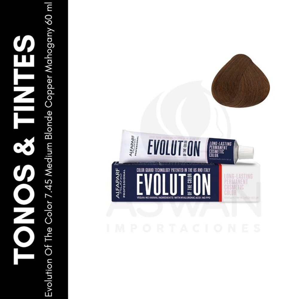 Evolution Of The Color 745 Medium Blonde Copper Mahogany 60 ml ...