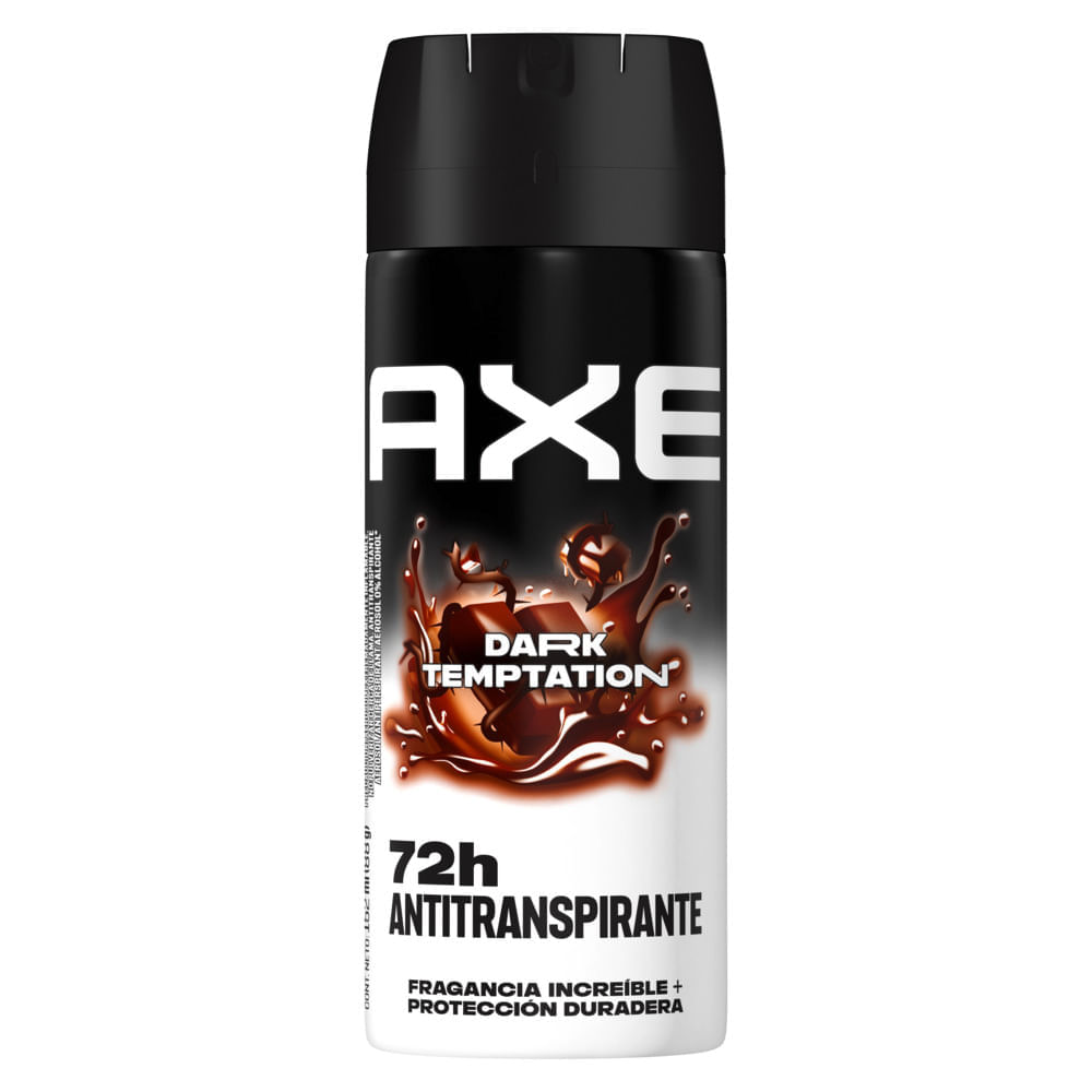 Desodorante para Hombre en Aerosol AXE Antitranspirante Dark Temptation Frasco 152ml Desodorante para Hombre en Aerosol AXE Antitranspirante Dark Temptation Frasco 152ml