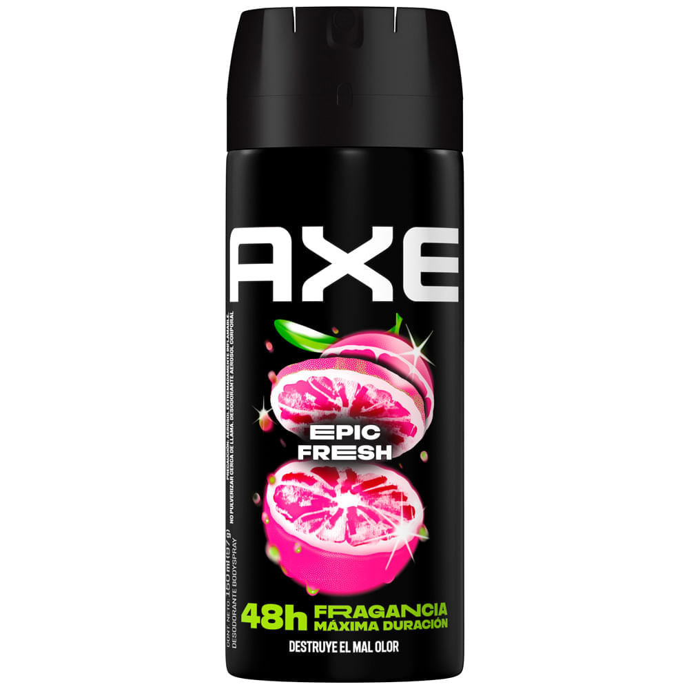 Desodorante para hombre Aerosol AXE Men Epic Fresh Frasco 150ml Desodorante para hombre Aerosol AXE Men Epic Fresh Frasco 150ml