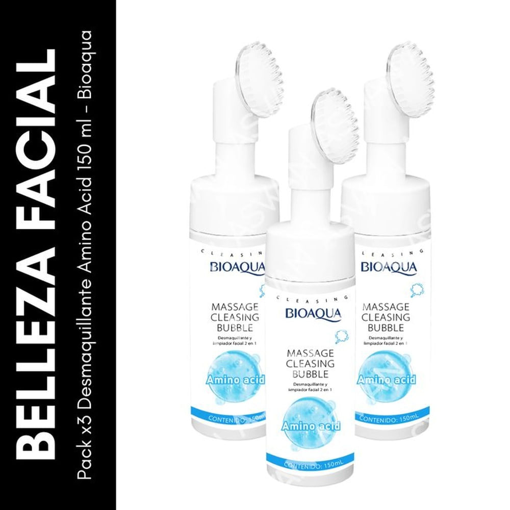 Pack x3 Desmaquillante Amino Acid 150 ml - Bioaqua