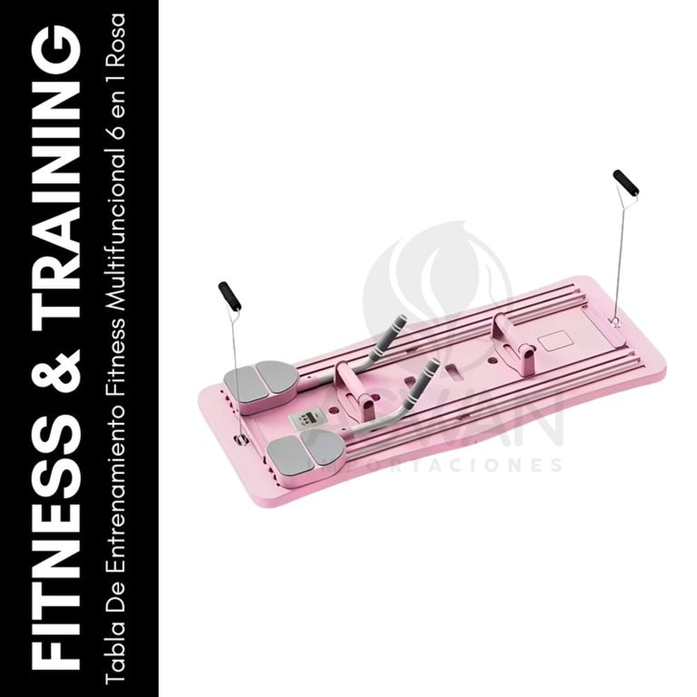 Tabla De Entrenamiento Fitness Multifuncional 6 en 1 Rosa