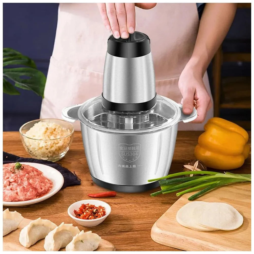 PICADORA PROCESADORA DE ALIMENTOS 2L PRO ACERO INOXIDABLE