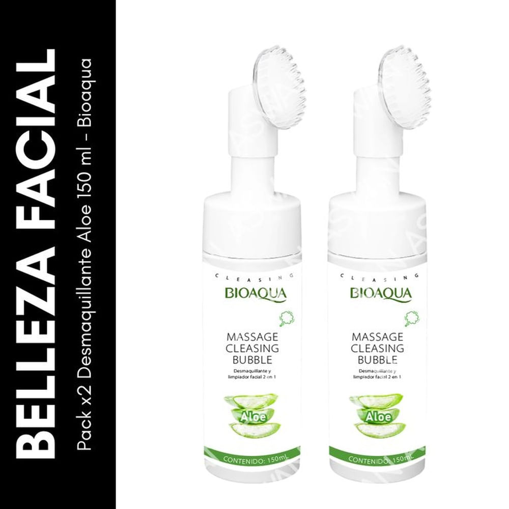 Pack x2 Desmaquillante Aloe 150 ml - Bioaqua