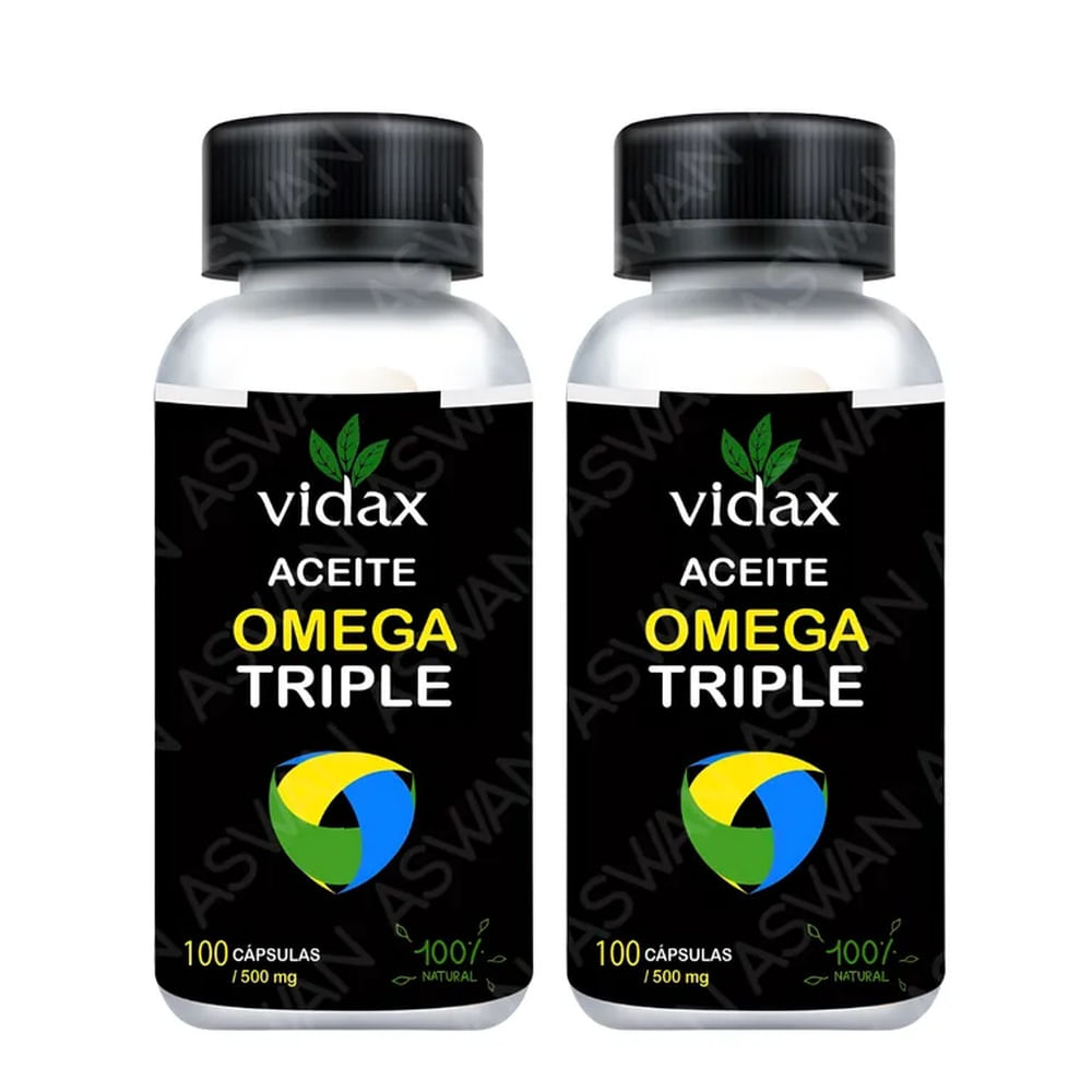 PACK DE 2 ACEITE OMEGA TRIPLE - VIDAX
