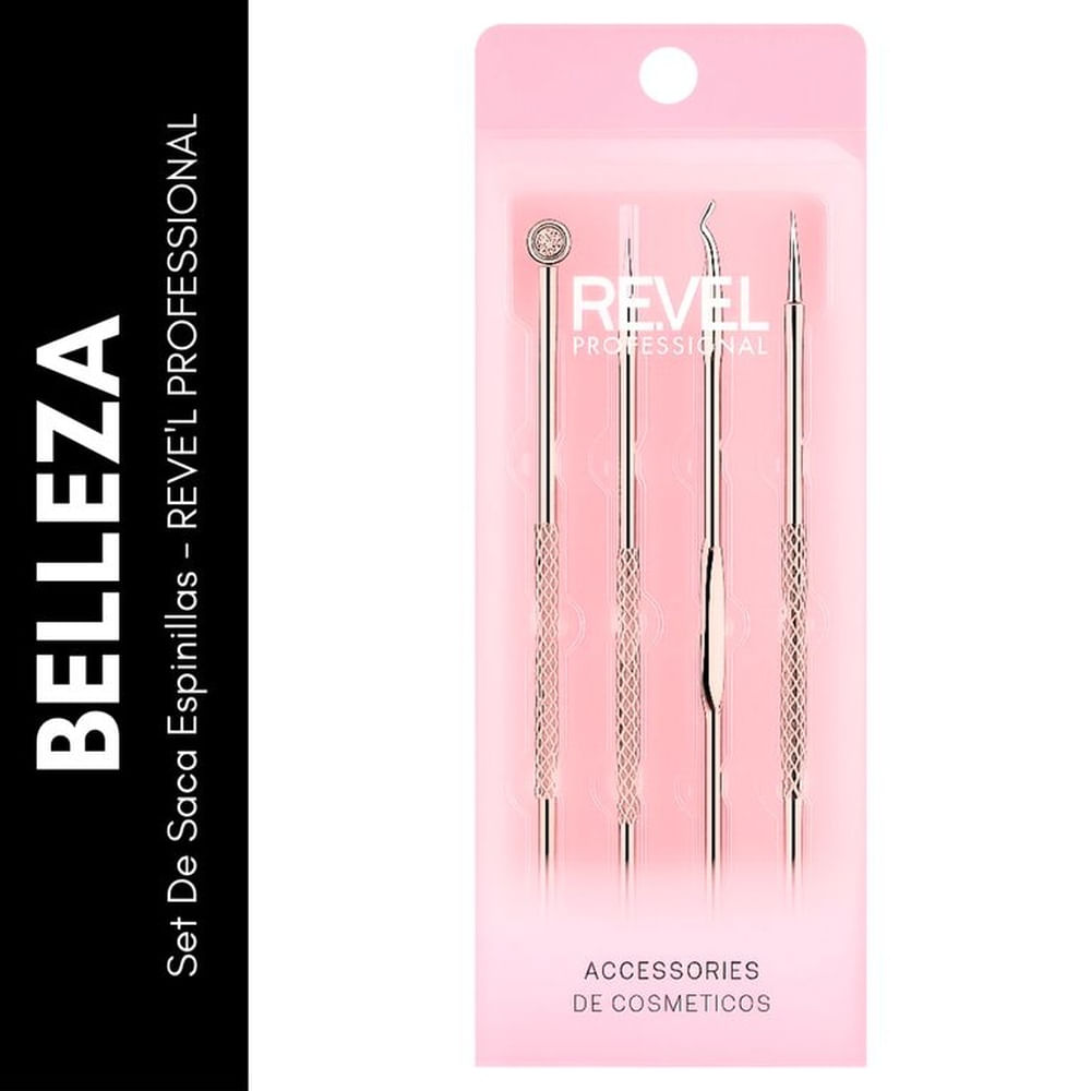 Set De Saca Espinillas - REVEL PROFESSIONAL