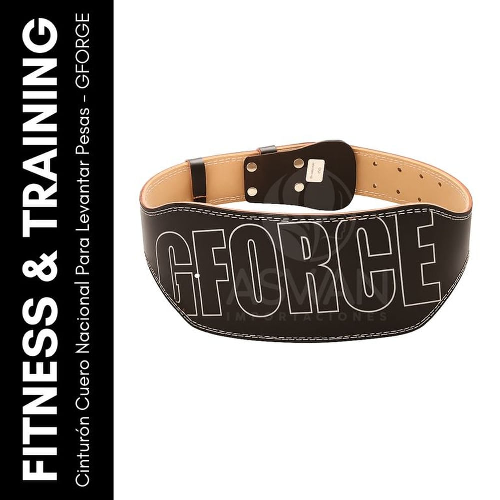 Cinturón Cuero Nacional Para Levantar Pesas - GFORGE