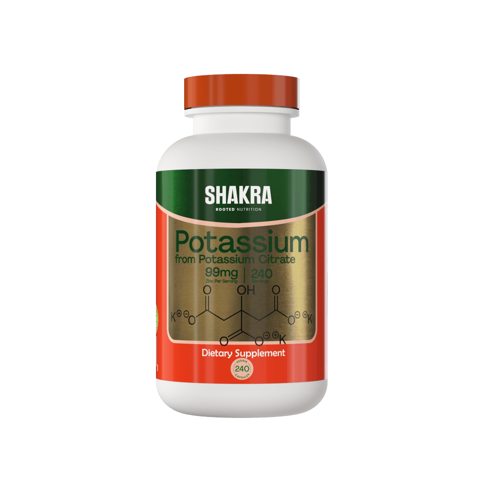 Shakra Citrato de potasio 240 cápsulas
