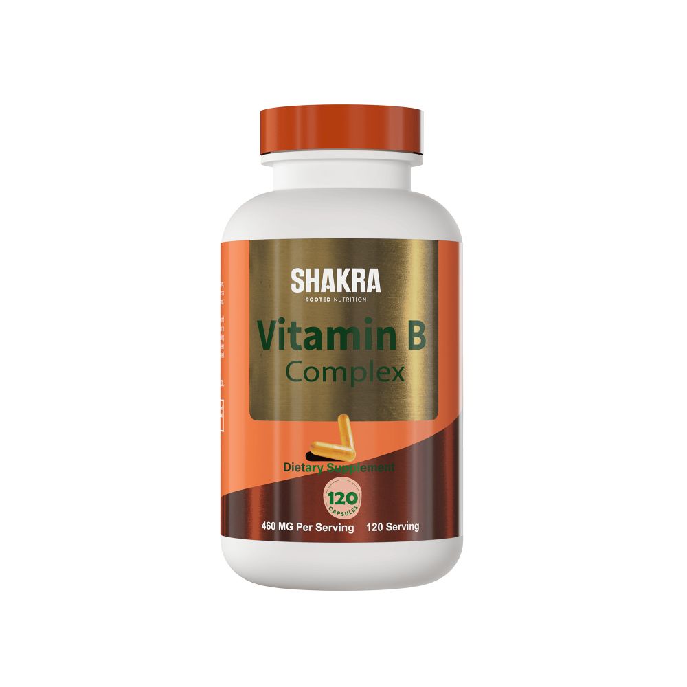 Shakra complejo de Vitamina B 120 Capsulas