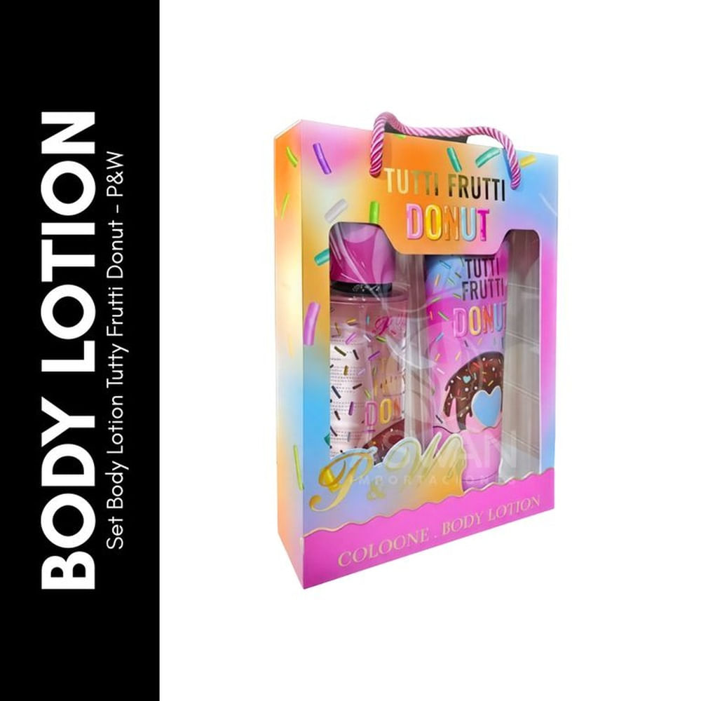 Set Body Lotion Tutty Frutti Donut - P&W