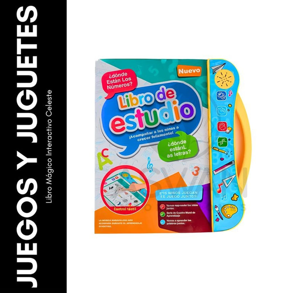 Libro Mágico Interactivo De Aprendizaje Celeste Celeste Libro Mágico Interactivo De Aprendizaje Celeste Celeste