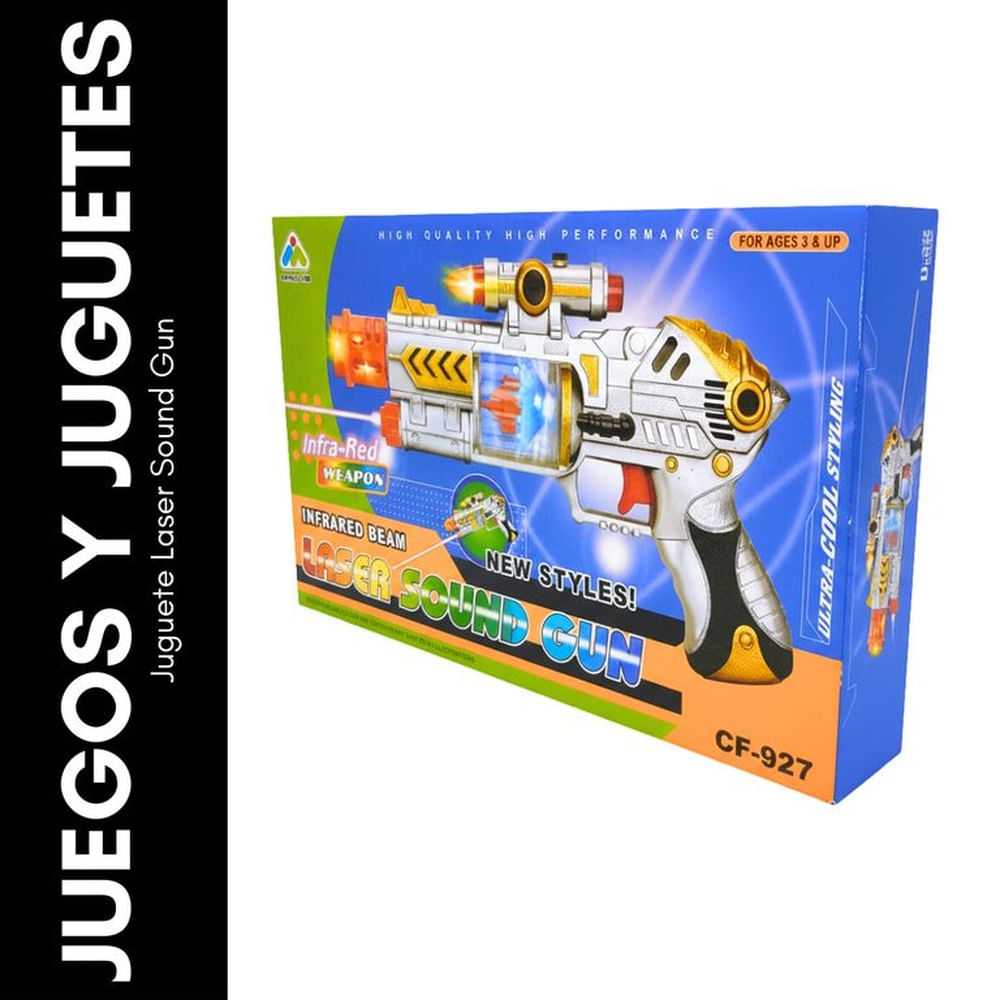 Juguete Laser Sound Gun Multicolor Juguete Laser Sound Gun Multicolor