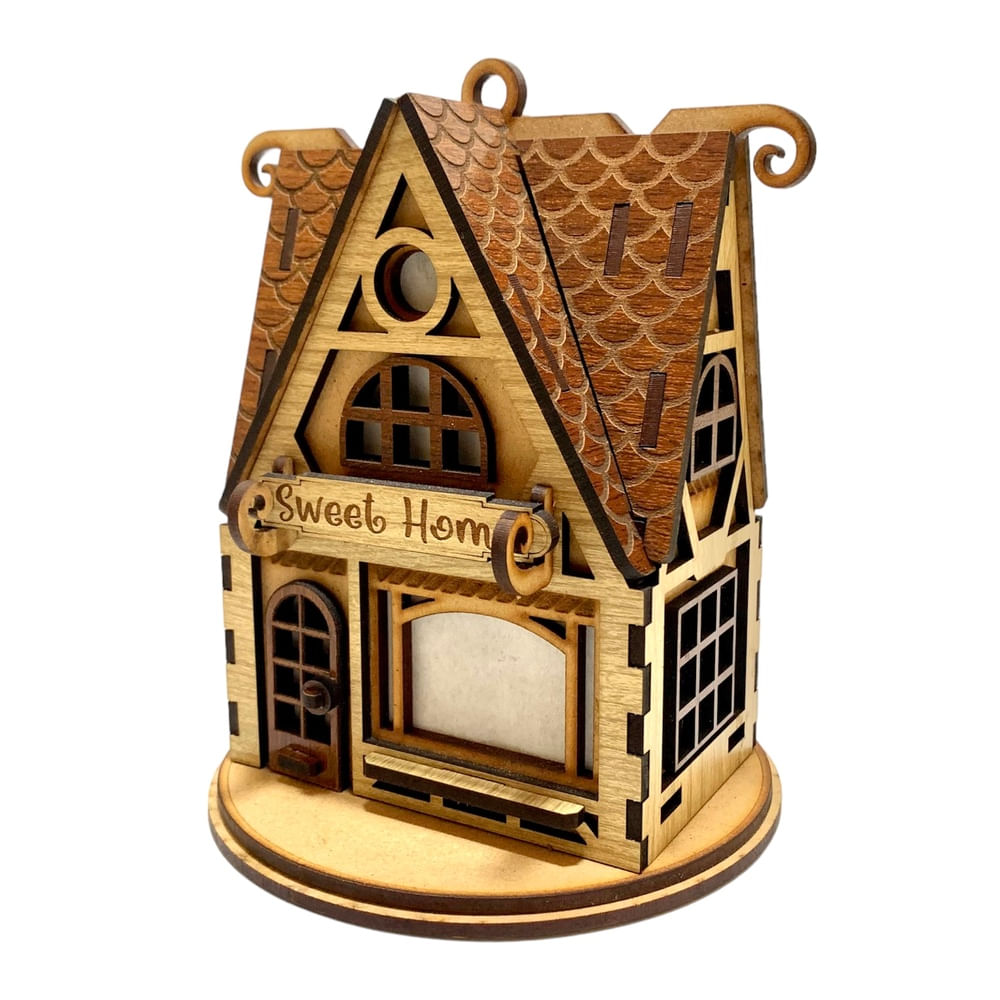 Casita Edw-Art Studio Modelo Sweet Home con Iluminación
