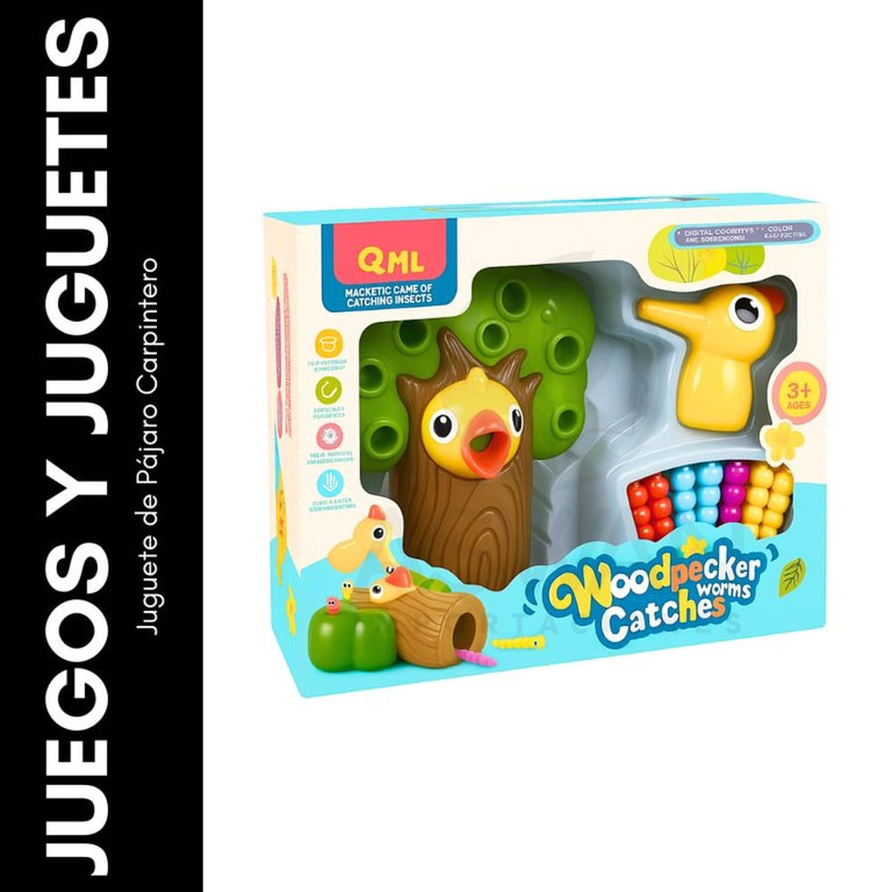 Juguete de Pájaro Carpintero Marrón Juguete de Pájaro Carpintero Marrón