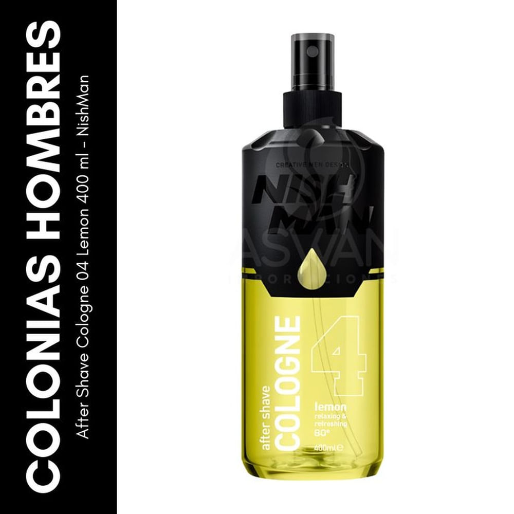 After Shave Cologne 04 Lemon 400 ml - NishMan
