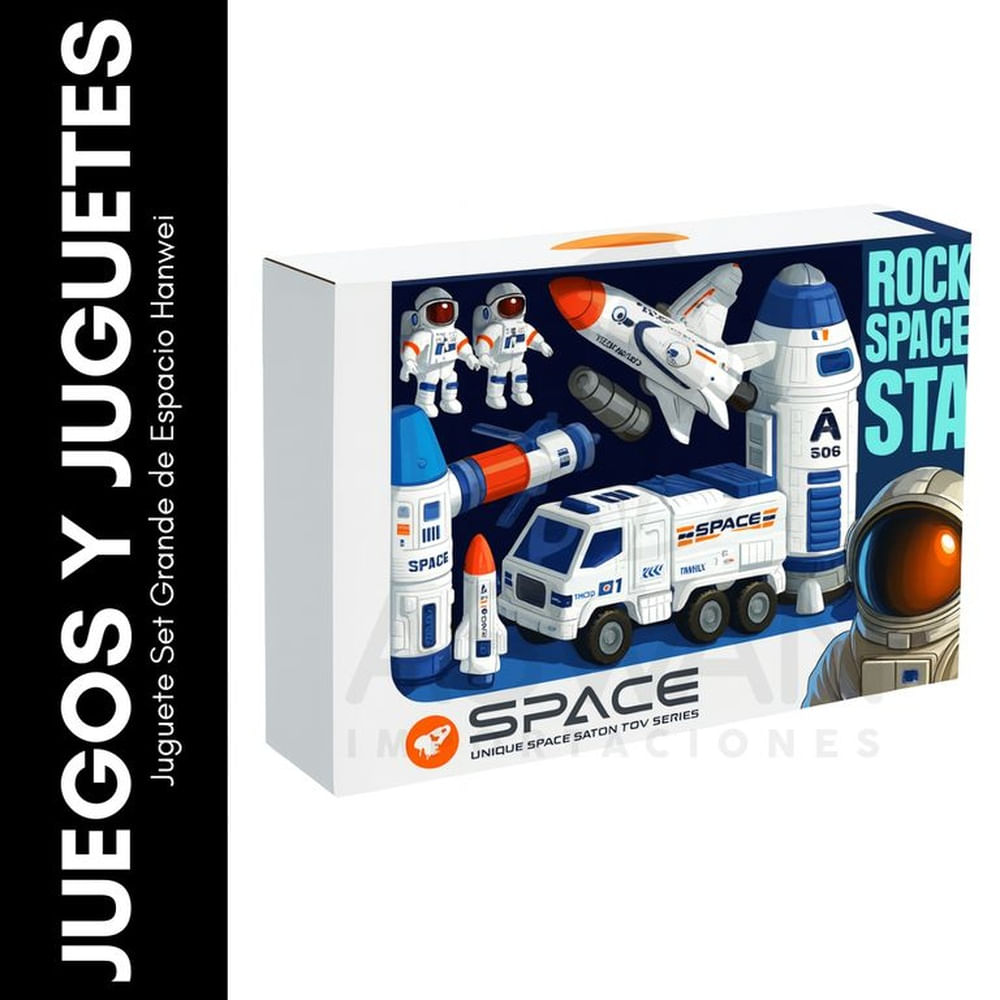 Juguete Set Grande de Espacio Hanwei Multicolor Juguete Set Grande de Espacio Hanwei Multicolor
