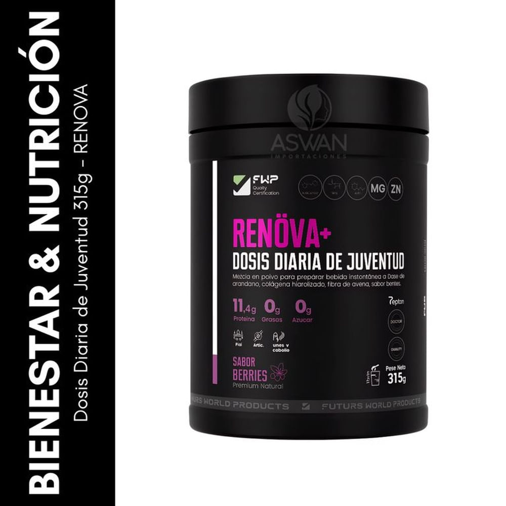 COLAGENO RENOVA? + CON BIOPÉPTIDOS ACTIVOS 315gr COLAGENO RENOVA? + CON BIOPÉPTIDOS ACTIVOS 315gr