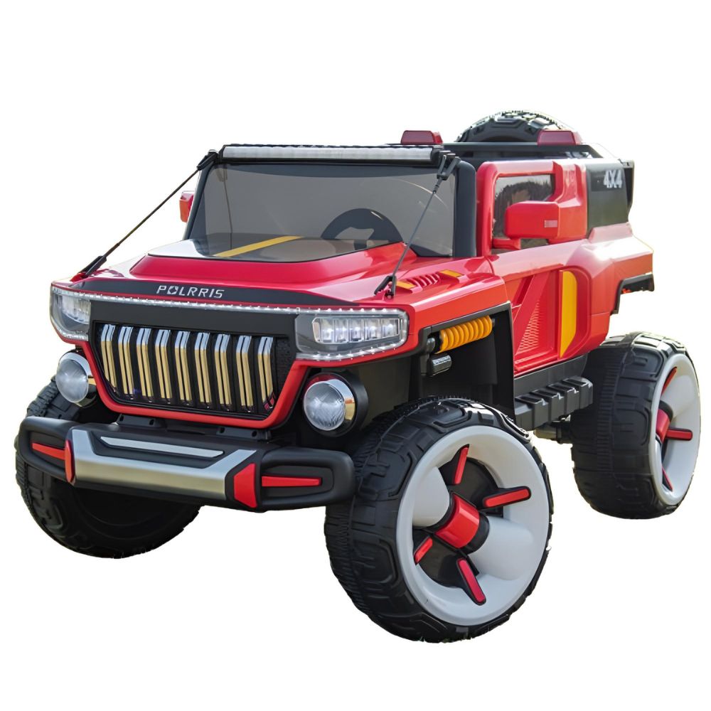 Camioneta Todo Terreno llantas EVA  GOMA con luces LED musical USB bluetooth Aplicativo etc.