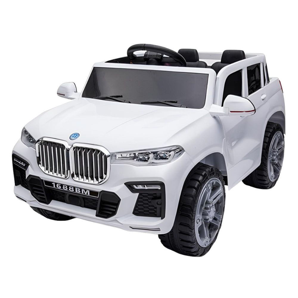 Camioneta Blanca Todo Terreno a Batería Para Niños