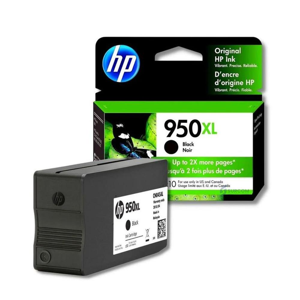 Cartucho de Tinta HP 950XL Negro CN045AL