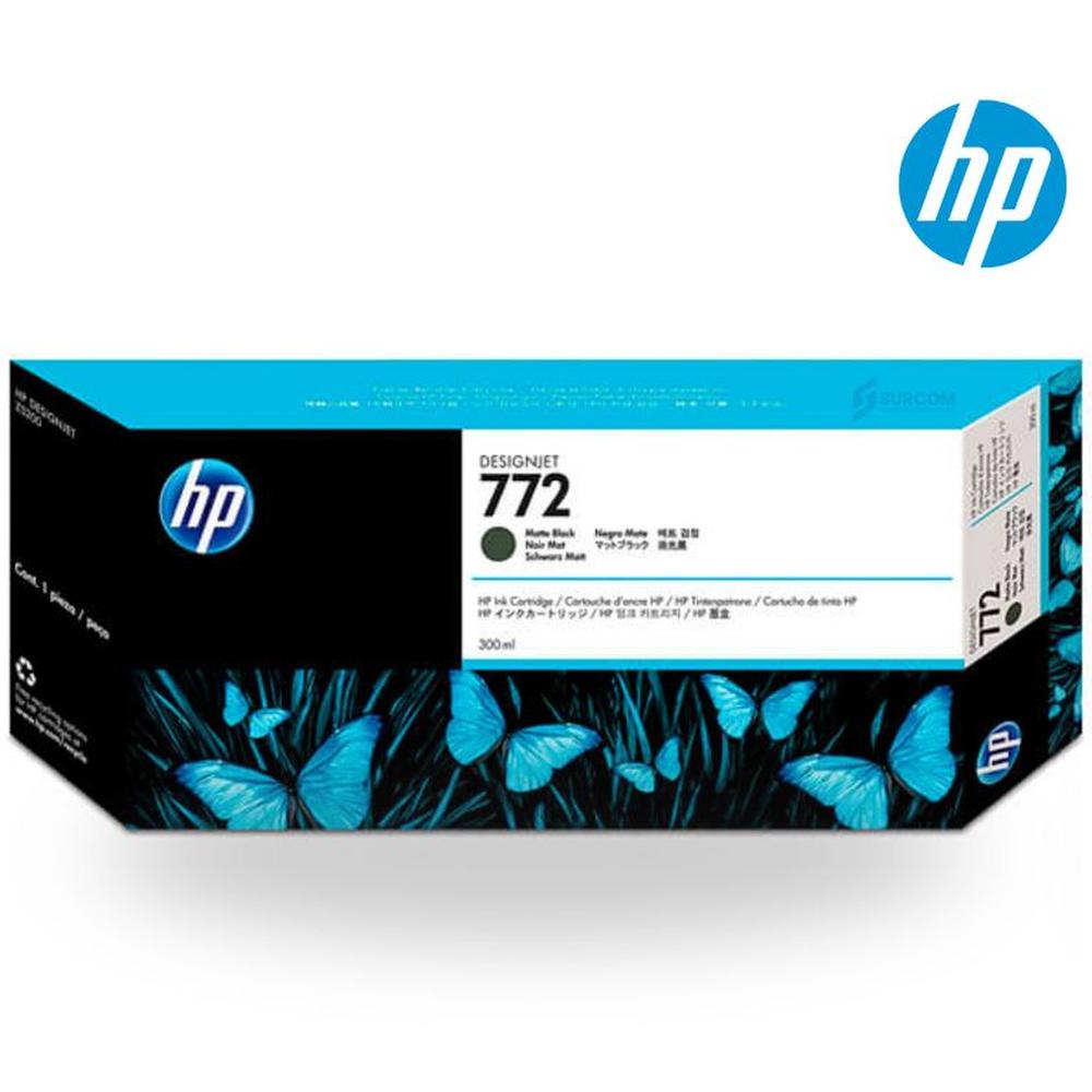 Cartucho de Tinta HP 772 Matte Black (CN635A) Original 300 ml
