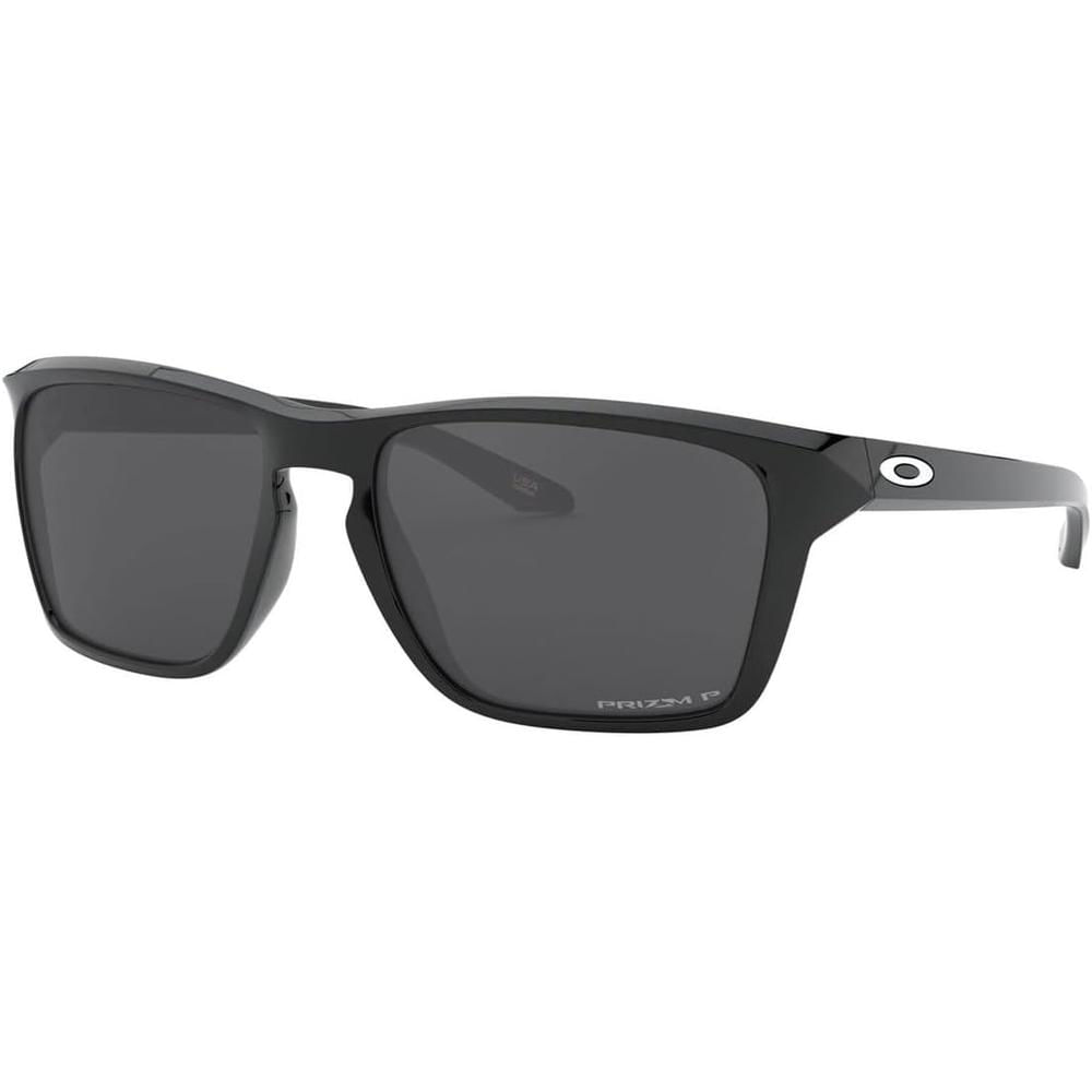 Oakley Sylas OO9448F Low Bridge Fit Gafas de sol para hombre | Polished Black / Prizm Black