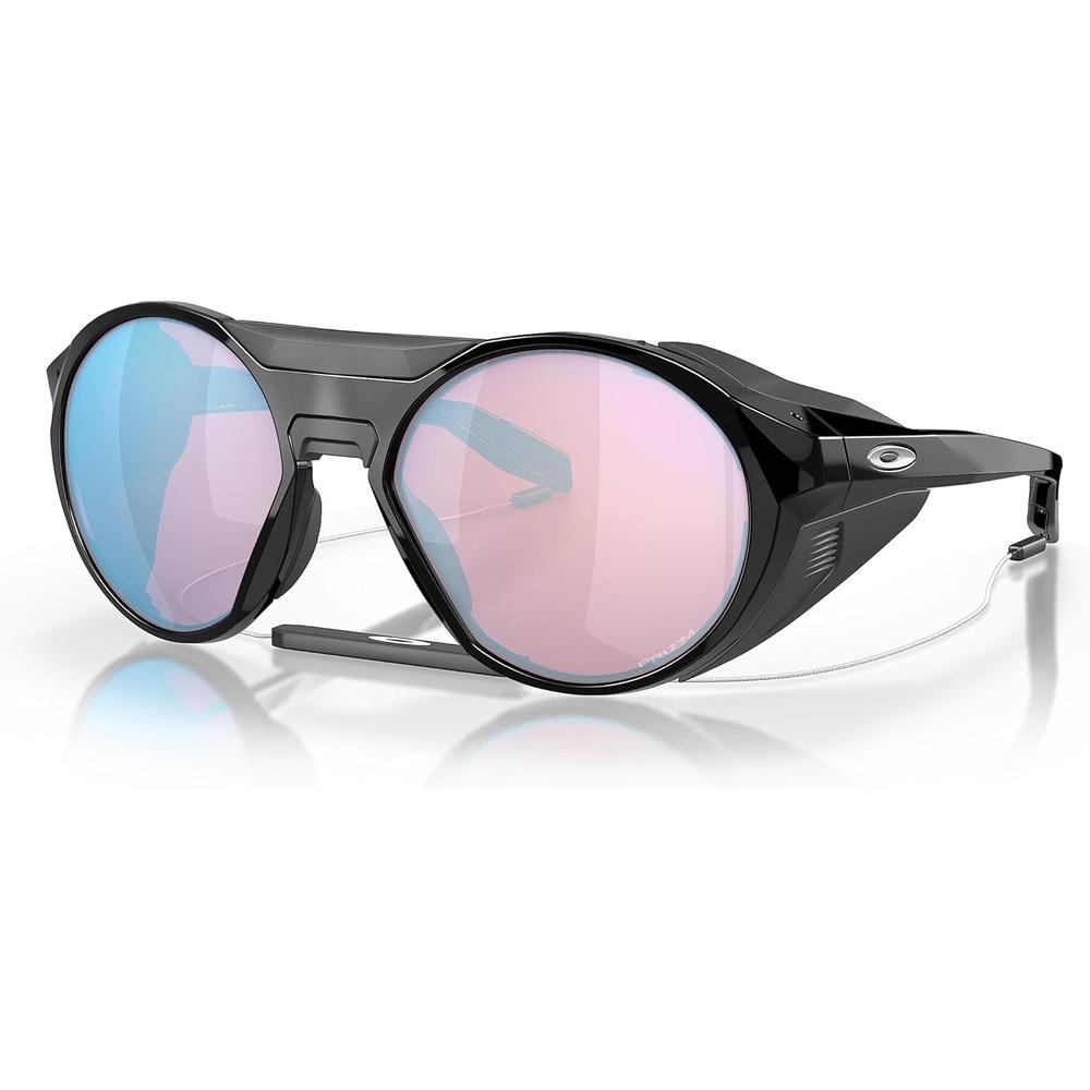 Oakley Clifden Prizm Gafas de Sol para Hombre | Polished Black / Prizm Snow Sapphire Iridium