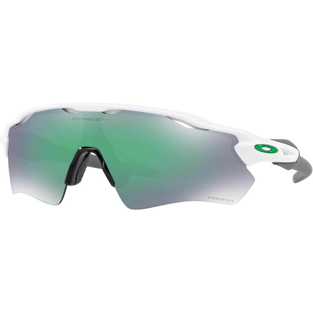 Oakley Radar EV Path OO9208 Gafas de Sol para Hombre | Polished White / Prizm Jade