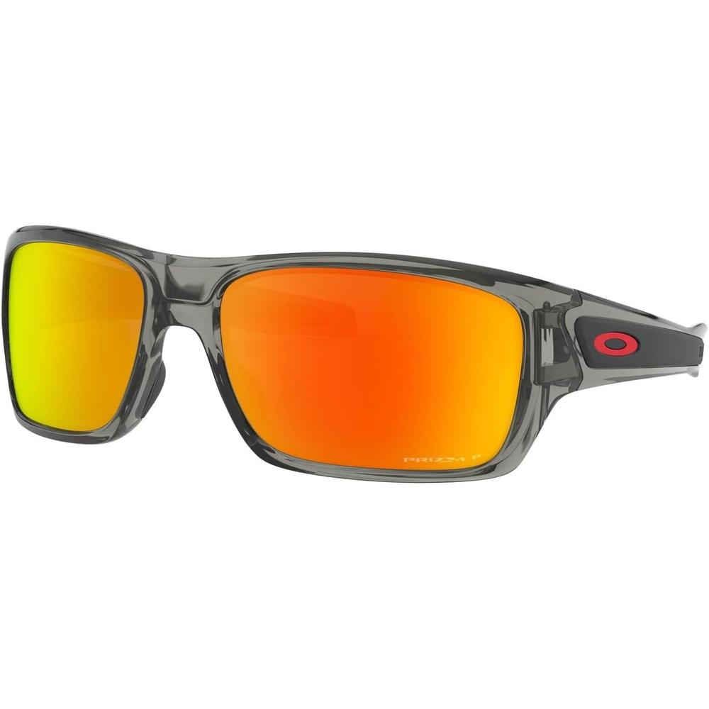 Oakley OO9263 Turbine Gafas de Sol para Hombre | Grey Ink / Prizm Ruby Polarized