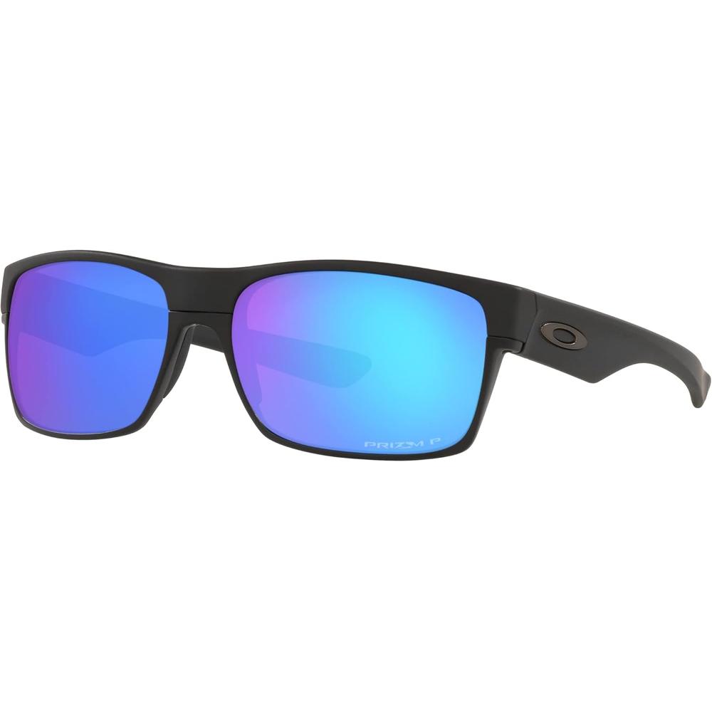 Oakley Twoface OO9189 Gafas de sol para hombre | Matte Black / Prizm Sapphire