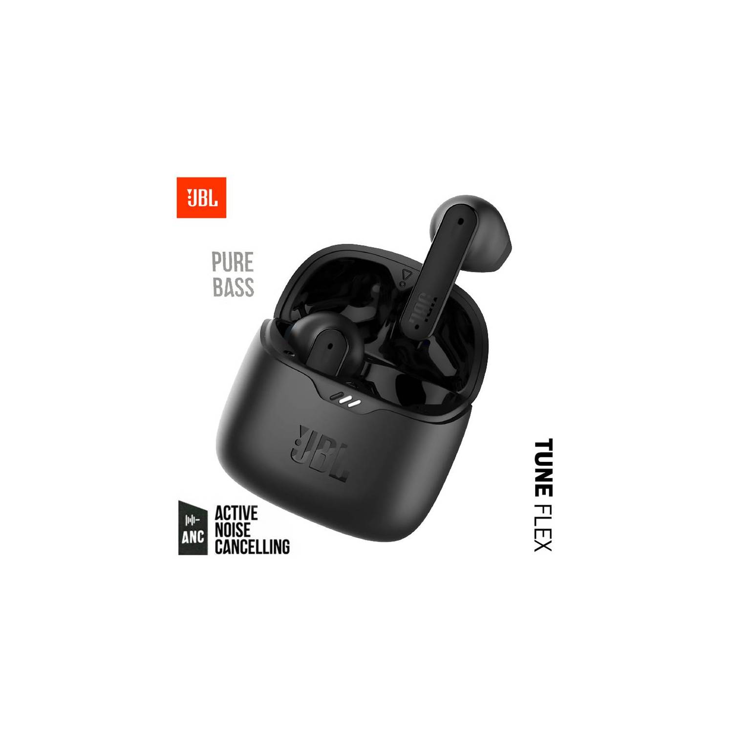 Audifono Jbl Tune Flex NC Bluetooth 5.2 Pure Bass IPX4 TWS - Negro