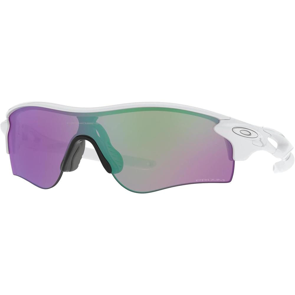 Oakley Radarlock Path OO9206 Low Bridge Fit Gafas de sol para hombre | Polished White / Prizm Golf