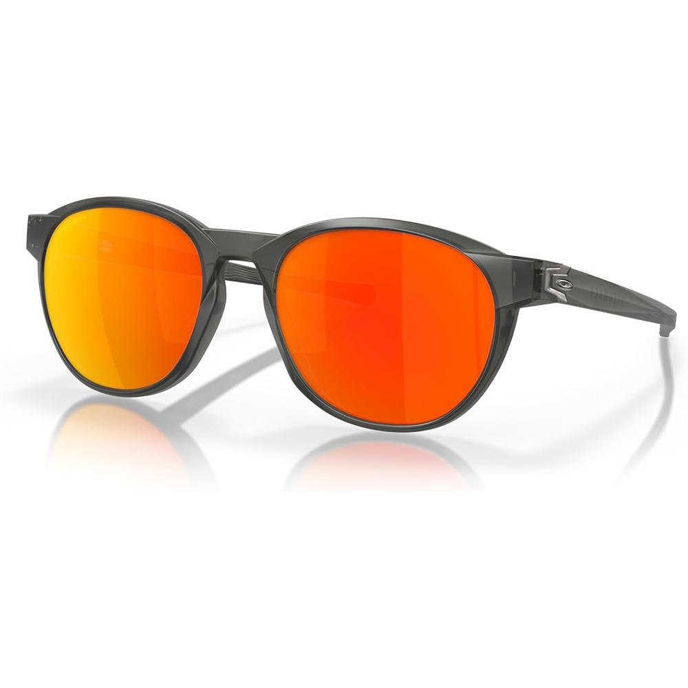 Oakley Reedmace OO9126 Gafas de sol para hombre | Matte Grey Smoke / Prizm Ruby