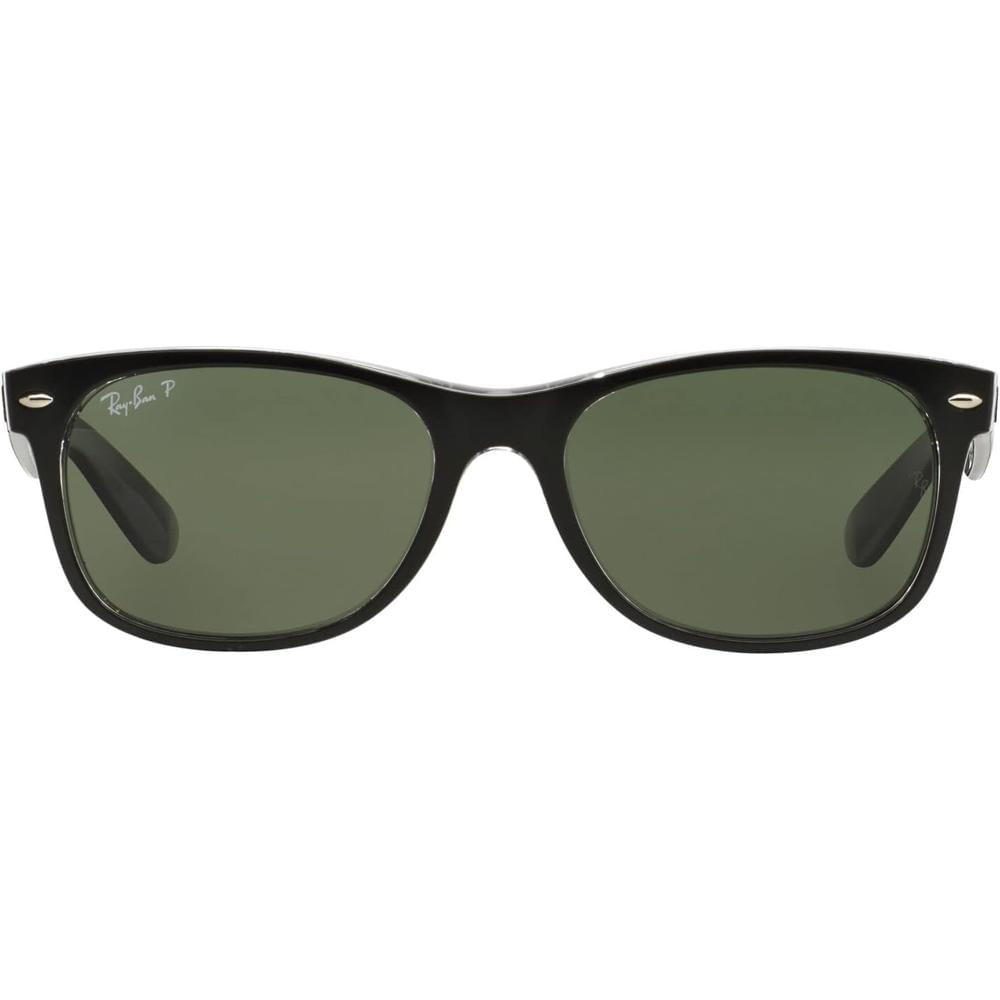 Ray-Ban RB2140 Original Wayfarer Gafas de sol para hombre | Black on Transparent / Green