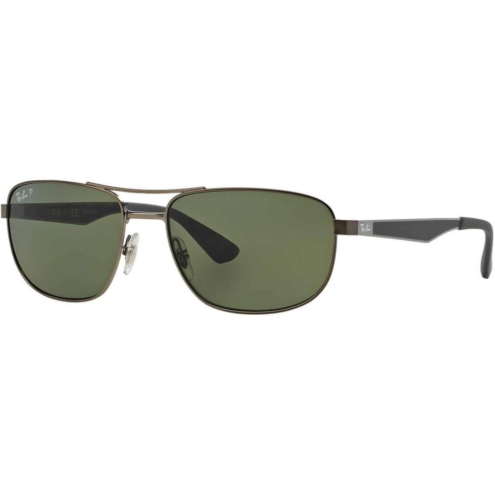 Ray-Ban RB3528 Gafas de sol para hombre | Gunmetal / Green