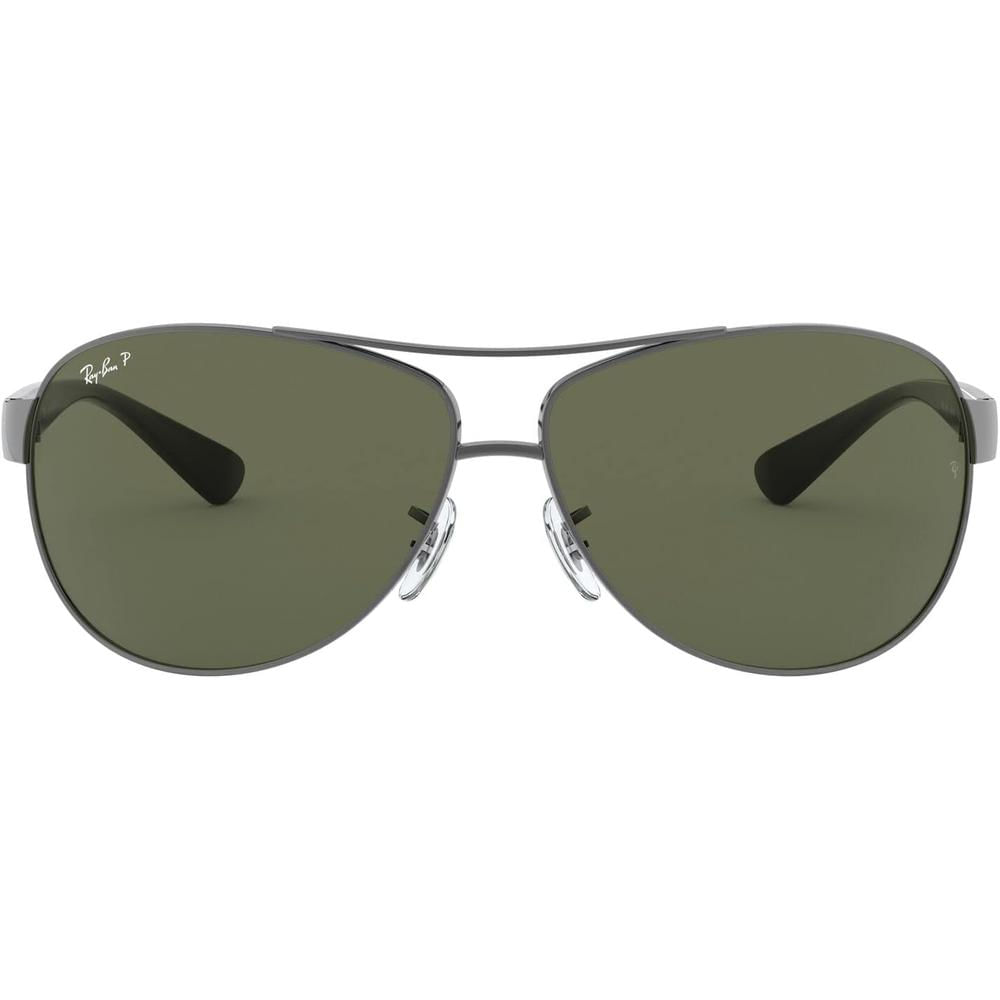 Ray-Ban RB3386 Gafas de sol para hombre | Gunmetal / Green I