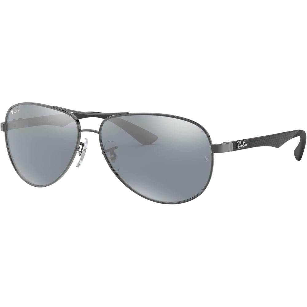 Ray-Ban RB8313 Gafas de sol para hombre | Gunmetal / Blue Silver