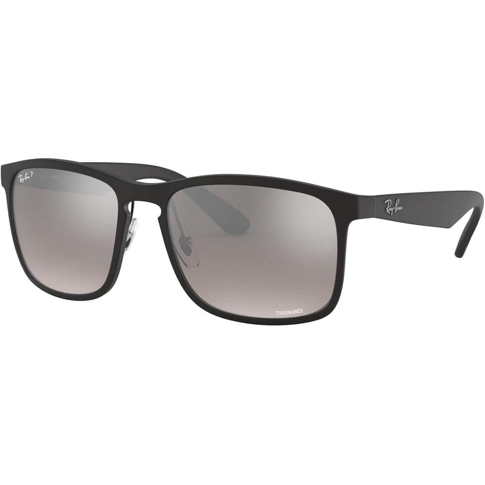 Ray-Ban RB4264 Chromance Gafas de sol para hombre | Black / Grey Mirror Silver