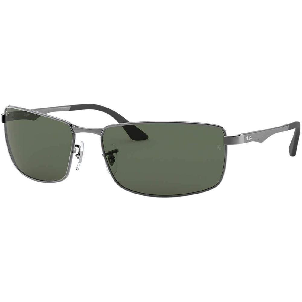 Ray-Ban RB3498 Gafas de sol para hombre | Gunmetal / Dark Green II