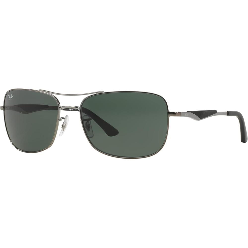 Ray-Ban RB3515 Gafas de sol para hombre | Gunmetal / Dark Green II
